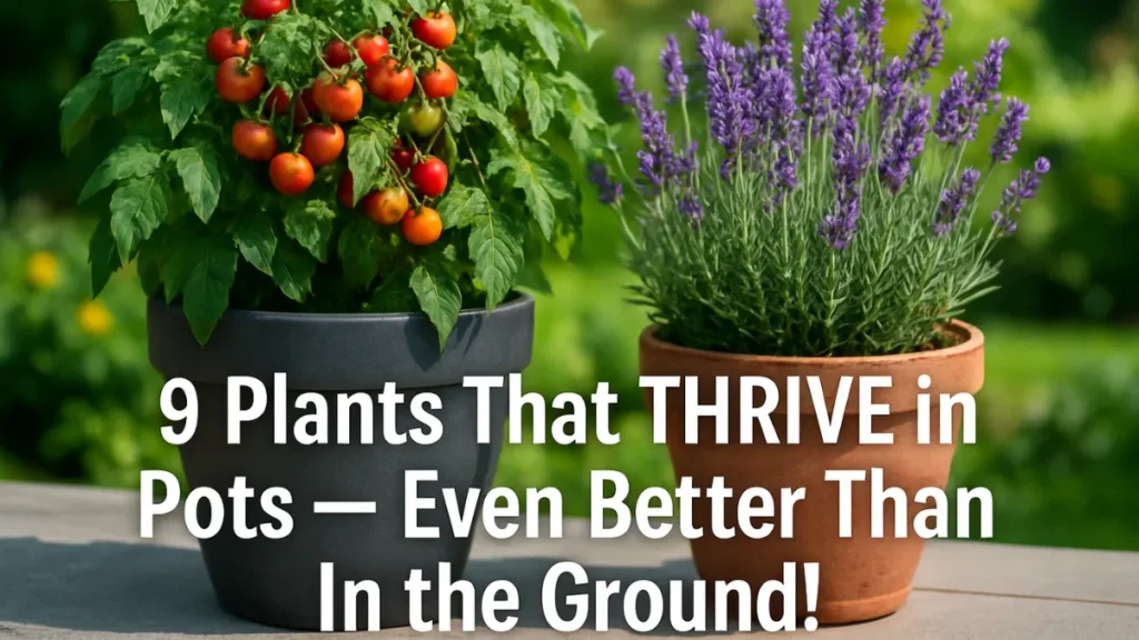 9 Plants That Grow Better In Containers Than In The Ground