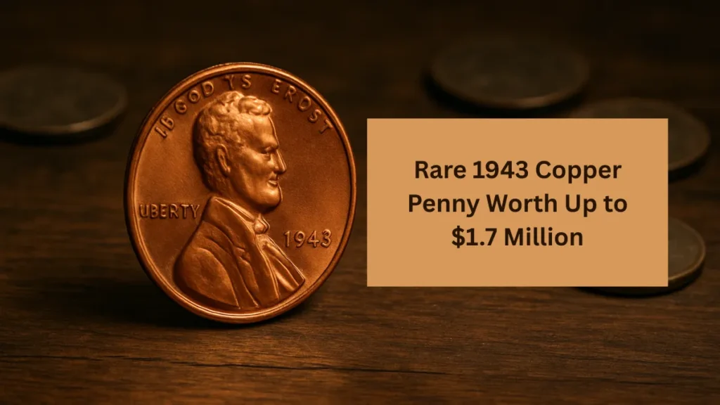 Rare 1943 Copper Penny Worth Up to $1.7 Million – Check Your Pocket Change Now!