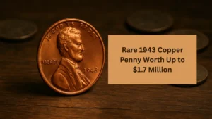 Rare 1943 Copper Penny Worth Up to $1.7 Million – Check Your Pocket Change Now!